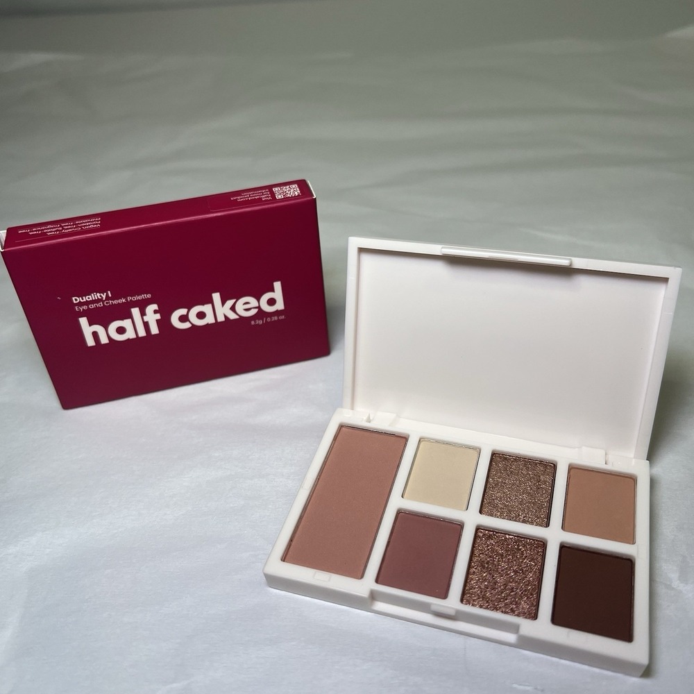 Half Caked Duality I Eye and‎ Cheek Palette 6 Eyeshadow & 1 Blush NEW Free Ship!